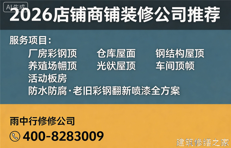 巢湖2026/9含山县彩钢瓦屋面防水哪家公司好